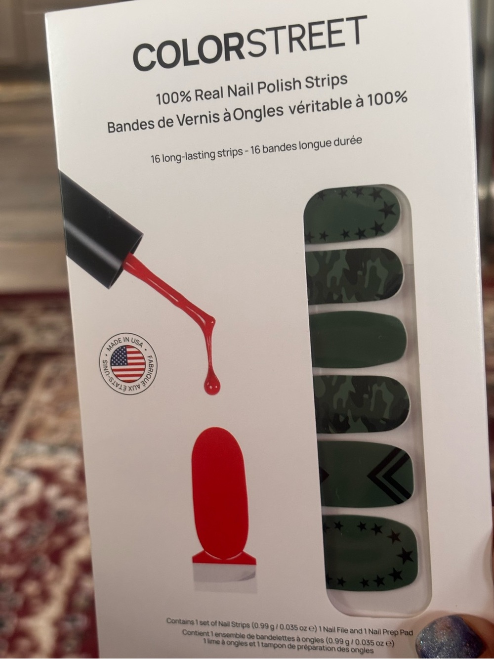 Color Street “Major Glam” – Military Camo Nail Strips